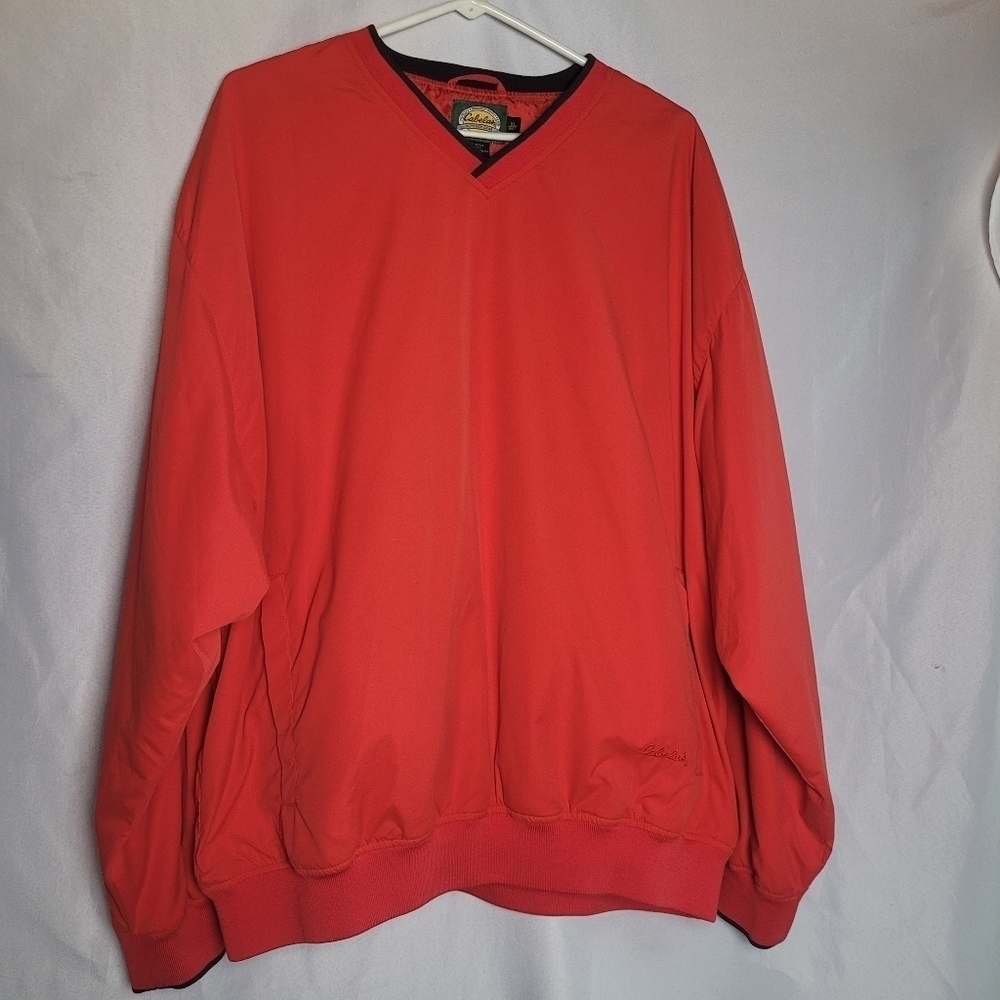 Cabela's Outdoor Gear Windcrest Men's Windbreaker Size XL Red